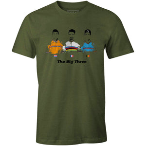 The Big ThreeBici - THREAD+SPOKE | MTB APPAREL | ROAD BIKING T-SHIRTS | BICYCLE T SHIRTS |