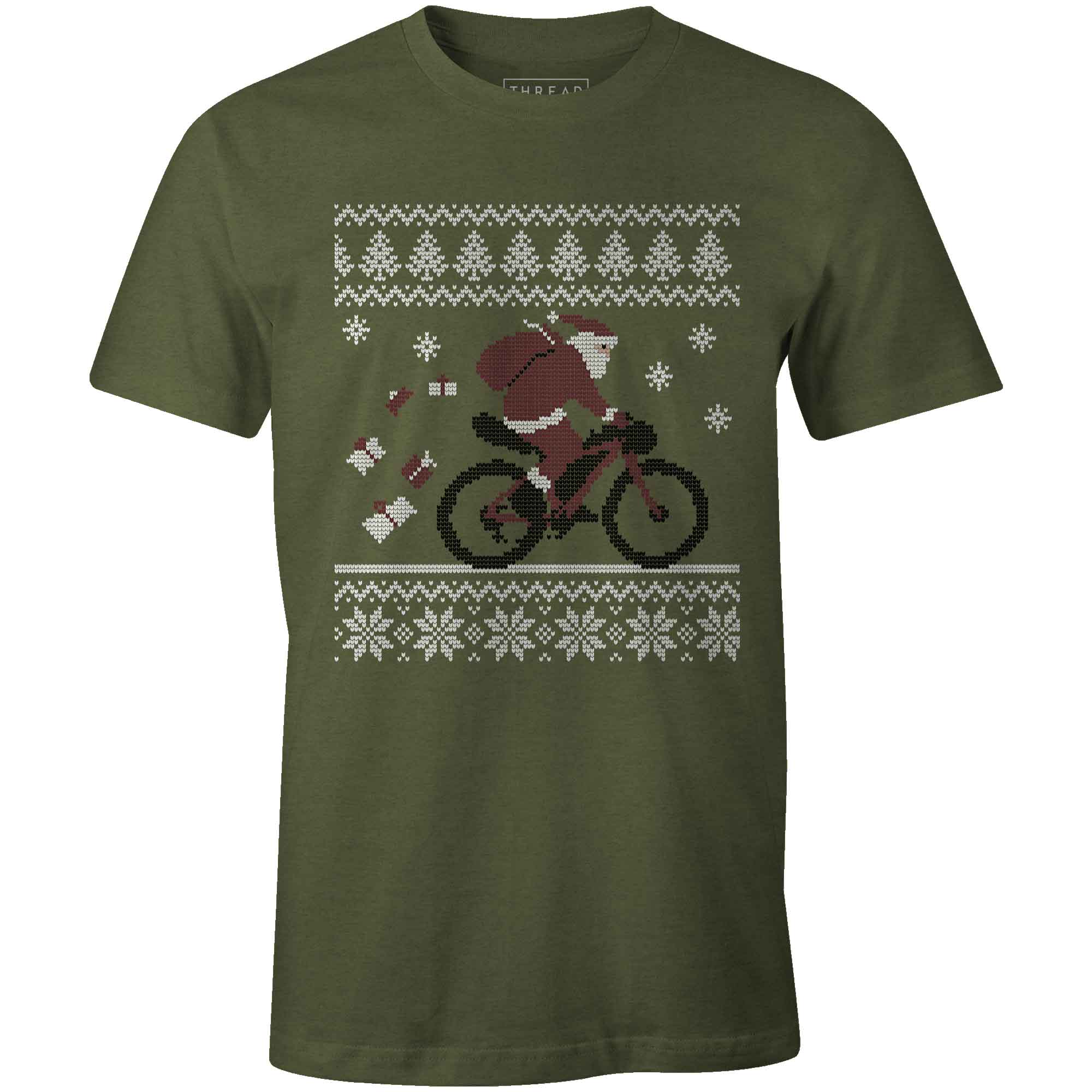 Men's T-shirt - Santa Bikepack
