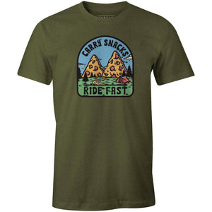 Men's T-shirt - Carry Snacks Ride Fast