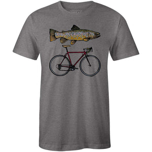 Men's T-shirt - Fish Bike