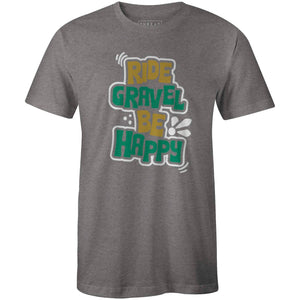Men's T-shirt - Ride Gravel Be Happy