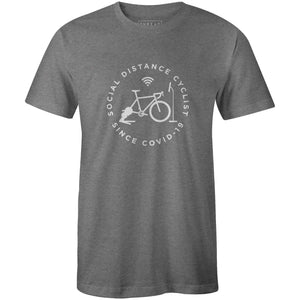 Men's T-shirt - Social Distance Cyclist