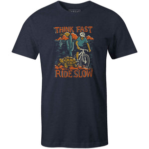 Men's T-shirt - Think Fast Ride Slow