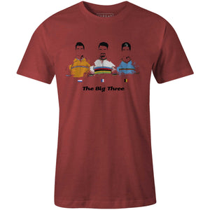 The Big ThreeBici - THREAD+SPOKE | MTB APPAREL | ROAD BIKING T-SHIRTS | BICYCLE T SHIRTS |
