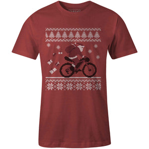 Men's T-shirt - Santa Bikepack