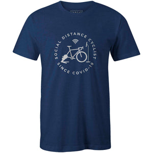 Men's T-shirt - Social Distance Cyclist