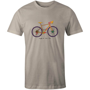 Men's T-shirt - Psychedelic Bike