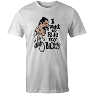 Men's T-shirt - I Want to Ride My Bicycle