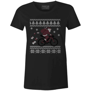 Women's T-shirt - Santa Bikepack