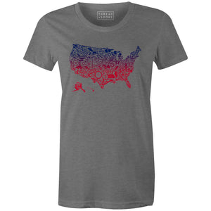 Women's T-shirt - Ride America