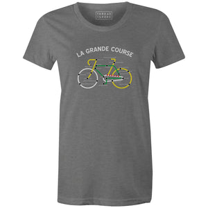 Women's T-shirt - La Grande Course Bike