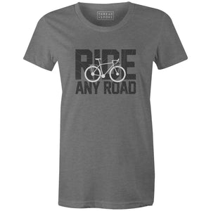 Women's T-shirt - Ride Any Road