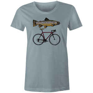 Women's T-shirt - Fish Bike
