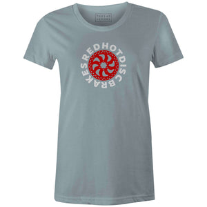 Women's T-shirt - Red Hot Disc Brakes