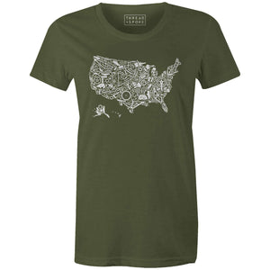Women's T-shirt - Ride America