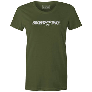 Bikepacking Women'sReigedesign - THREAD+SPOKE | MTB APPAREL | ROAD BIKING T-SHIRTS | BICYCLE T SHIRTS |