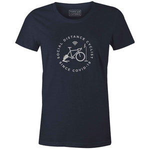 Women's T-shirt - Social Distance Cyclist