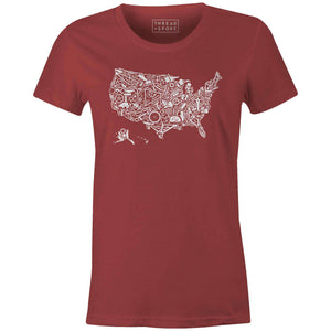 Women's T-shirt - Ride America