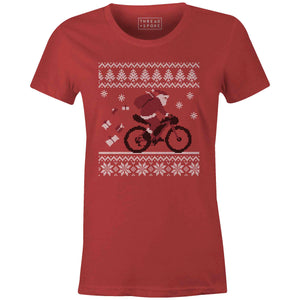 Women's T-shirt - Santa Bikepack