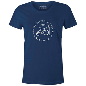 Women's T-shirt - Social Distance Cyclist