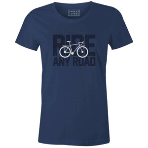 Women's T-shirt - Ride Any Road