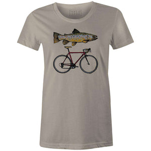 Women's T-shirt - Fish Bike