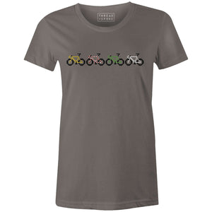 Women's T-shirt - Pixel Bike