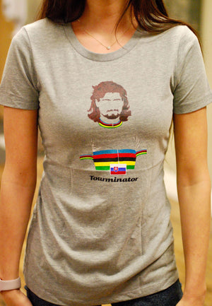 Limited Edition Tourminator Women'sBICI - THREAD+SPOKE | MTB APPAREL | ROAD BIKING T-SHIRTS | BICYCLE T SHIRTS |