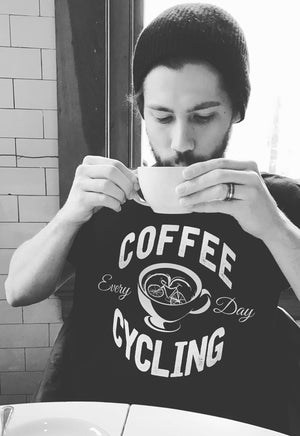 Coffee Every DayKimball Henneman - THREAD+SPOKE | MTB APPAREL | ROAD BIKING T-SHIRTS | BICYCLE T SHIRTS |