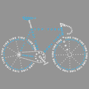 Bike AnatomyReigedesign - THREAD+SPOKE | MTB APPAREL | ROAD BIKING T-SHIRTS | BICYCLE T SHIRTS |