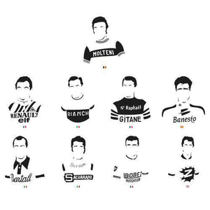 Legends of FranceBICI - THREAD+SPOKE | MTB APPAREL | ROAD BIKING T-SHIRTS | BICYCLE T SHIRTS |