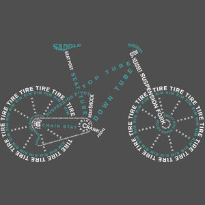 Mountain Bike AnatomyReigedesign - THREAD+SPOKE | MTB APPAREL | ROAD BIKING T-SHIRTS | BICYCLE T SHIRTS |
