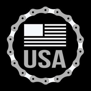 USA BadgeKimball Henneman - THREAD+SPOKE | MTB APPAREL | ROAD BIKING T-SHIRTS | BICYCLE T SHIRTS |