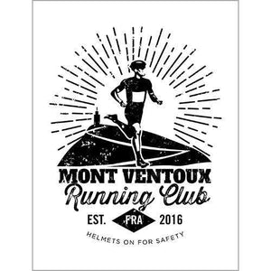 Mont Ventoux Running Club PosterThread+Spoke - THREAD+SPOKE | MTB APPAREL | ROAD BIKING T-SHIRTS | BICYCLE T SHIRTS |