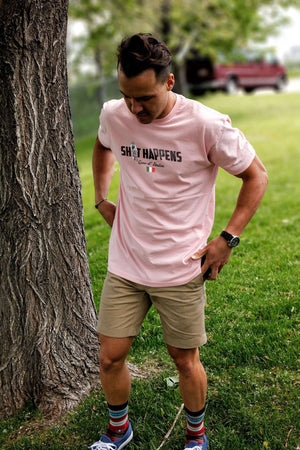 Shit HappensThread+Spoke - THREAD+SPOKE | MTB APPAREL | ROAD BIKING T-SHIRTS | BICYCLE T SHIRTS |