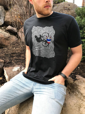 Paris-Roubaix CobblesThread+Spoke - THREAD+SPOKE | MTB APPAREL | ROAD BIKING T-SHIRTS | BICYCLE T SHIRTS |