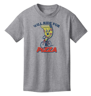 Youth T-shirt - Will Ride For Pizza Kid's