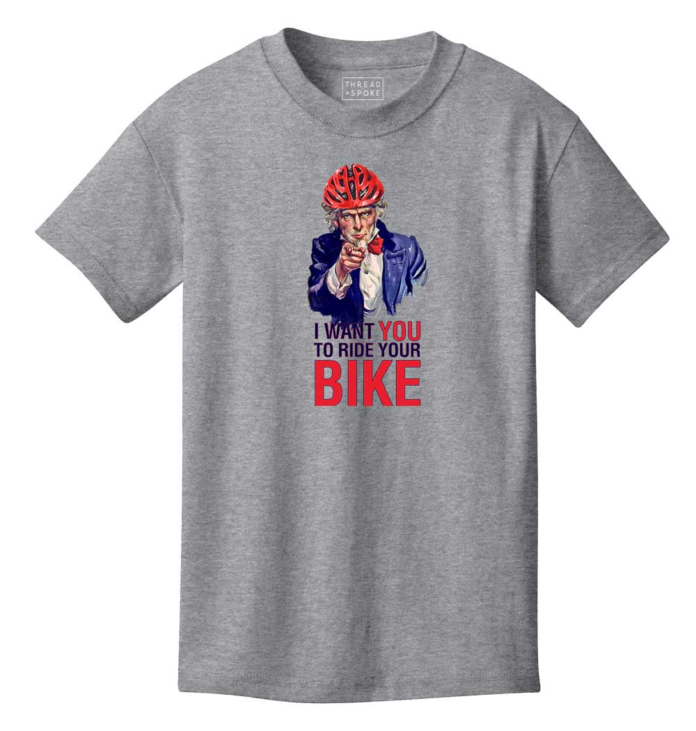 Youth T-shirt - I Want You to Ride Your Bike Kid's