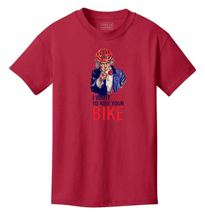 Youth T-shirt - I Want You to Ride Your Bike Kid's