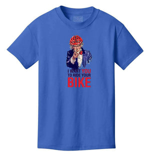 Youth T-shirt - I Want You to Ride Your Bike Kid's