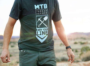 Earn Your LineThread+Spoke - THREAD+SPOKE | MTB APPAREL | ROAD BIKING T-SHIRTS | BICYCLE T SHIRTS |