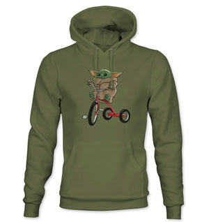 Hoodie - Baby Yoda's Tricycle