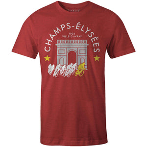 Champs Elysees TeeThread+Spoke - THREAD+SPOKE | MTB APPAREL | ROAD BIKING T-SHIRTS | BICYCLE T SHIRTS |