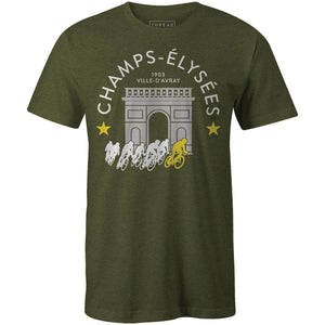 Champs Elysees TeeThread+Spoke - THREAD+SPOKE | MTB APPAREL | ROAD BIKING T-SHIRTS | BICYCLE T SHIRTS |