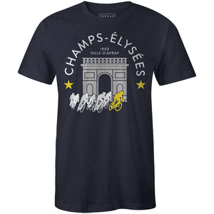 Champs Elysees TeeThread+Spoke - THREAD+SPOKE | MTB APPAREL | ROAD BIKING T-SHIRTS | BICYCLE T SHIRTS |