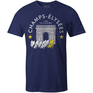 Champs Elysees TeeThread+Spoke - THREAD+SPOKE | MTB APPAREL | ROAD BIKING T-SHIRTS | BICYCLE T SHIRTS |