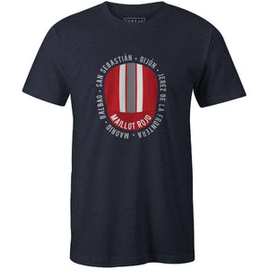 La Vuelta Maillot Rojo CapThread+Spoke - THREAD+SPOKE | MTB APPAREL | ROAD BIKING T-SHIRTS | BICYCLE T SHIRTS |