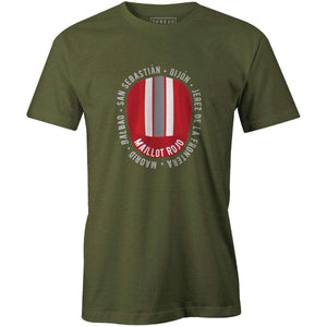 La Vuelta Maillot Rojo CapThread+Spoke - THREAD+SPOKE | MTB APPAREL | ROAD BIKING T-SHIRTS | BICYCLE T SHIRTS |