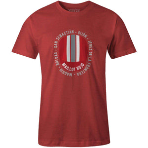 La Vuelta Maillot Rojo CapThread+Spoke - THREAD+SPOKE | MTB APPAREL | ROAD BIKING T-SHIRTS | BICYCLE T SHIRTS |