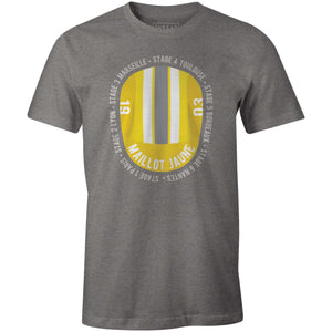 Maillot Jaune CapThread+Spoke - THREAD+SPOKE | MTB APPAREL | ROAD BIKING T-SHIRTS | BICYCLE T SHIRTS |